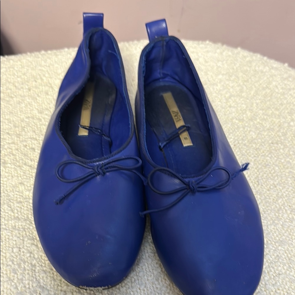 Zara Blue Espadrilles for Women